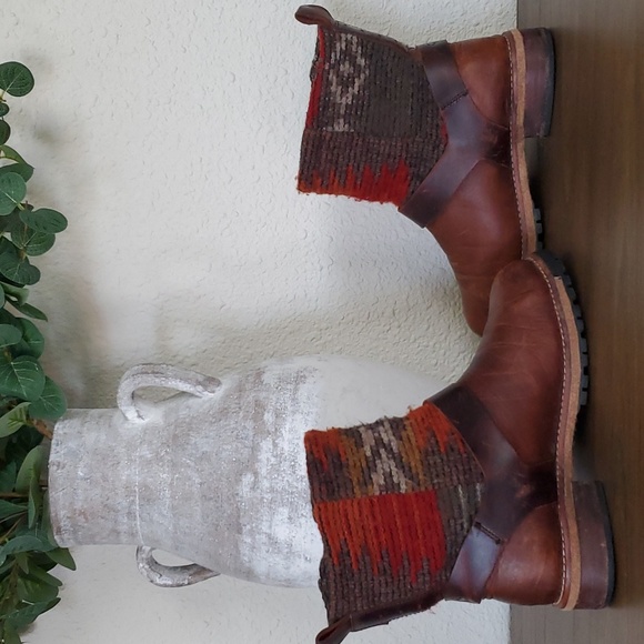 Woolrich Baltimore Leather & Wool Boots Size 7.5 - Picture 6 of 14